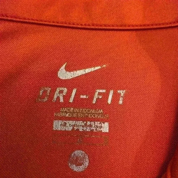 Oklahoma Sooners Nike Men’s Dri-fit Polo Shirt Size Large color Red defects - Picture 5 of 7